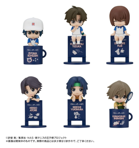 PRECOMENZI - The New Prince of Tennis Ochatomo Mini Figures Prince's Tea Time Again! 4 cm Blind Box Assortment (6)