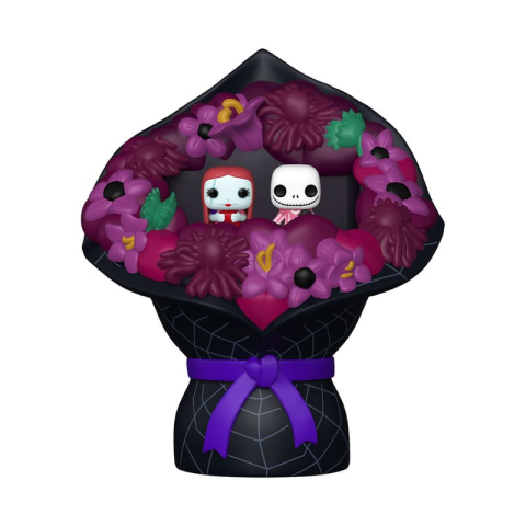 The Nightmare Before Christmas Bitty POP! Bouquet Vinyl Figure 2-Pack Sally & Jack Skellington (Valentine) 4 cm [1]
