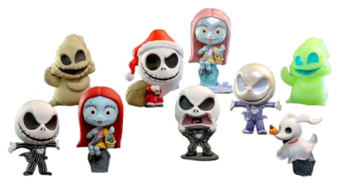 PRECOMENZI - The Nightmare Before Christmas Cosbi Mini Figures 9 cm Blind Box Display (8)