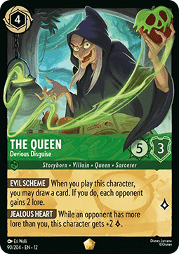 Singles Trading Card Games - The Queen - Devious Disguise Wilds Unknown 90