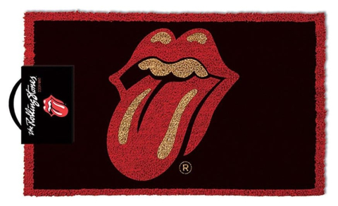 PRECOMENZI - The Rolling Stones Door Mat Tongue and Lips Logo