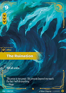 Singles Trading Card Games - The Ruination Unleashed - Singles 180