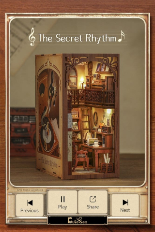 The Secret Rhythm - DIY Book Nook Kit cu LED [1]