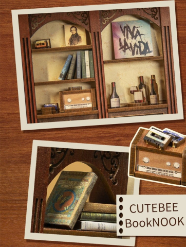 The Secret Rhythm - DIY Book Nook Kit cu LED [4]
