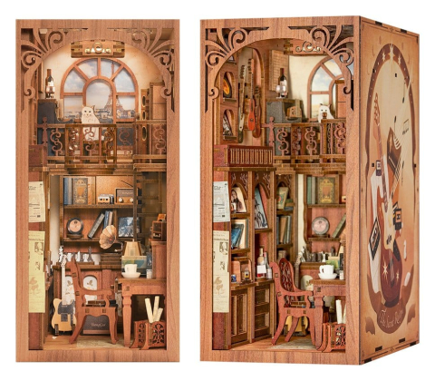 Book Nooks - The Secret Rhythm - DIY Book Nook Kit cu LED