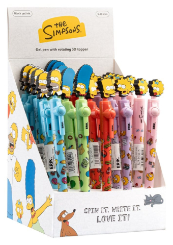 The Simpsons Pen with rotating Topper Display (25) [0]