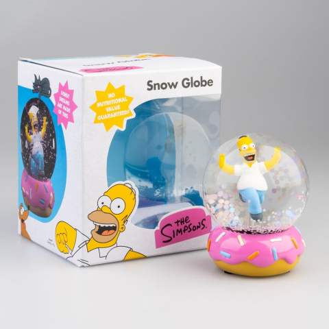 The Simpsons Snow Globe Homer Simpson Donut 10 cm [0]
