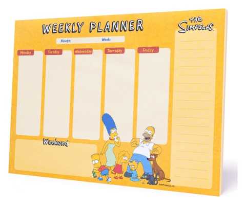 The Simpsons Weekly Planner A4 [0]
