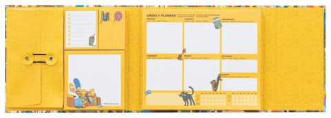 The Simpsons Weekly Planner with Sticky Notes 19 x 17 cm [0]