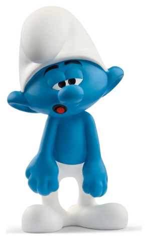 PRECOMENZI - The Smurfs Mini-Figure Dimwitty Smurf 5 cm