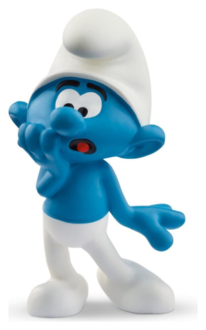 PRECOMENZI - The Smurfs Mini-Figure Scaredy Smurf 5 cm