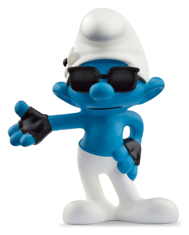 PRECOMENZI - The Smurfs Mini-Figure Vanity Smurf 5 cm