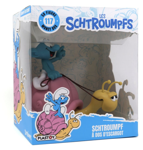 The Smurfs: Money Box Smurf on a Snail's Back 19 cm [8]