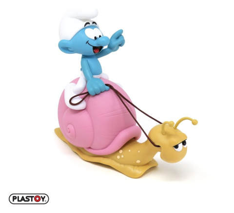 The Smurfs: Money Box Smurf on a Snail's Back 19 cm [5]