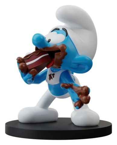 The Smurfs Statue Greedy Smurf 10 cm [1]