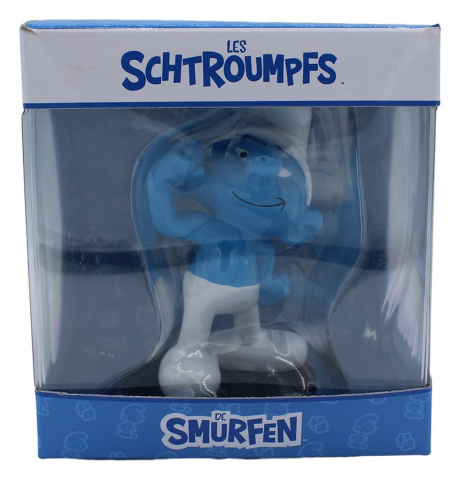 PRECOMENZI - The Smurfs Statue Hefty Smurf 11 cm