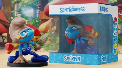 The Smurfs Statue Jetpack Smurf 10 cm [2]