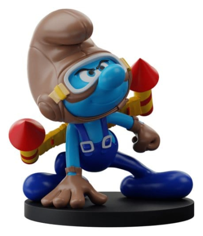 PRECOMENZI - The Smurfs Statue Jetpack Smurf 10 cm