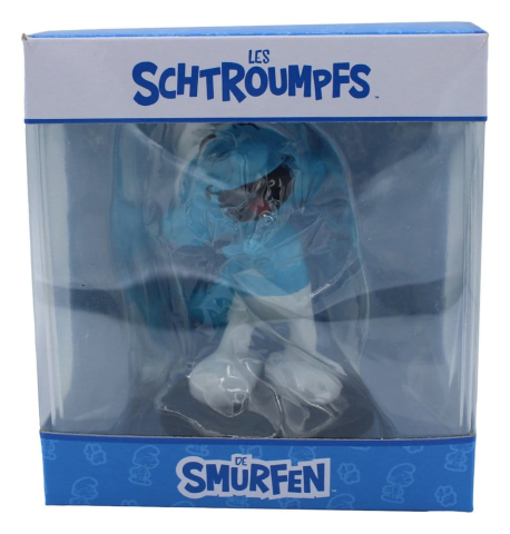 PRECOMENZI - The Smurfs Statue Jokey Smurf 11 cm