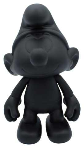 PRECOMENZI - The Smurfs Statue Smurf Black 19 cm