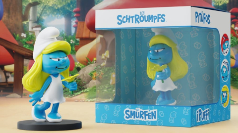 The Smurfs Statue Smurfette with Flower 12 cm [1]