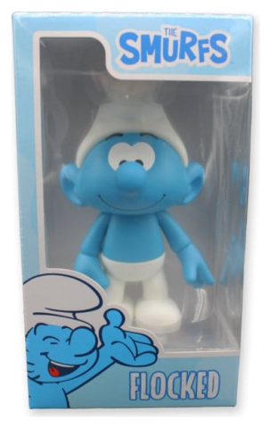 PRECOMENZI - The Smurfs Vinyl Figure Smurf White and Blue - Flocked 19 cm