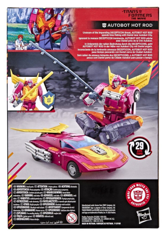 PRECOMENZI - The Transformers: The Movie Studio Series Voyager Class Action Figure MTMTE Collection: Autobot Hot Rod 14 cm