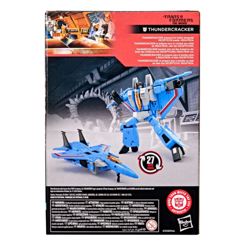 PRECOMENZI - The Transformers: The Movie Studio Series Voyager Class Action Figure Thundercracker 16 cm