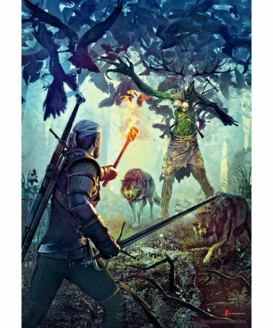 PRECOMENZI - The Witcher Puzzle Leshen (1000 Pieces)