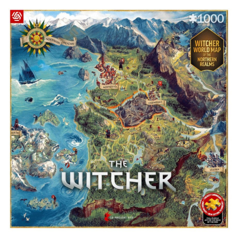 The Witcher Puzzle The Northern Realms Map (1000 Pieces) [1]