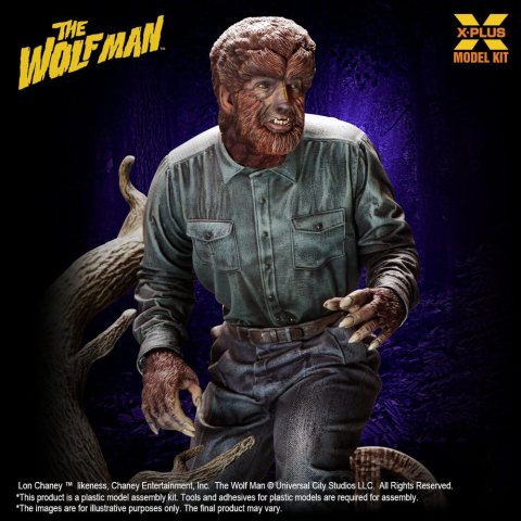 The Wolf Man Plastic Model Kit 1/8 Lon Chaney Jr. as Wolf Man 22 cm (Reproduction) [6]