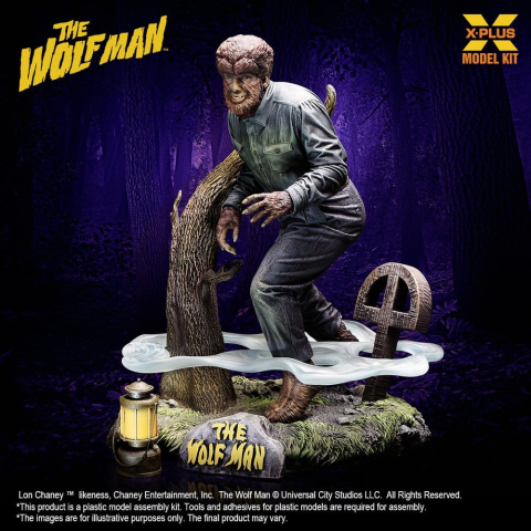 Jucarii - The Wolf Man Plastic Model Kit 1/8 Lon Chaney Jr. as Wolf Man 22 cm (Reproduction)