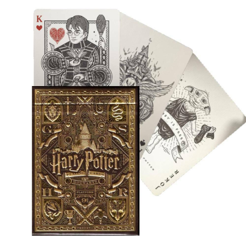 Board Games - Theory11 – Harry Potter Hufflepuff Yellow Playing Cards