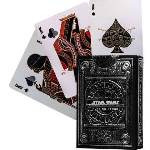 Board Games - Theory11 – Star Wars Silver Dark Side Playing Cards
