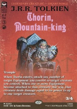 Singles Trading Card Games - Thorin, Mountain-king (V.1) The Hobbit: Extras - Singles 243