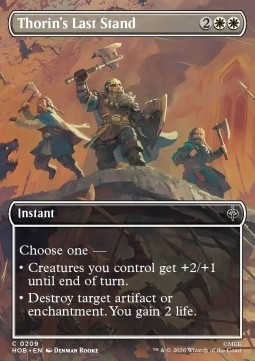 Magic: The Gathering Singles - Thorin's Last Stand The Hobbit: Extras - Singles 209 FOILED