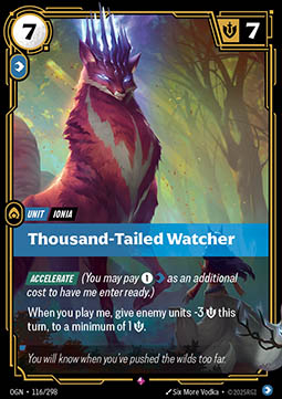 Singles Trading Card Games - Thousand-Tailed Watcher Origins - Singles 116