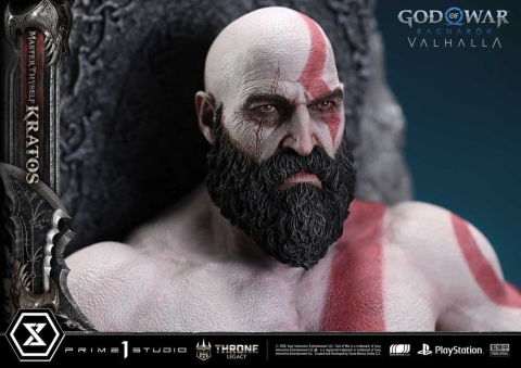 Throne Legacy God of War Series Statue 1/3 Ragnarok Master Thyself Kratos 67 cm [14]