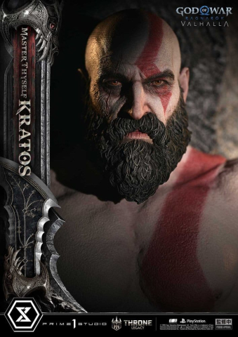 Throne Legacy God of War Series Statue 1/3 Ragnarok Master Thyself Kratos 67 cm [3]