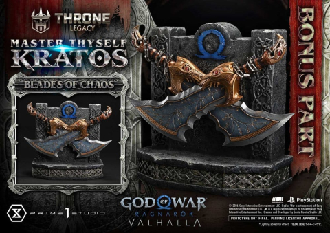 Throne Legacy God of War Series Statue 1/3 Ragnarok Master Thyself Kratos Bonus Version 67 cm [2]