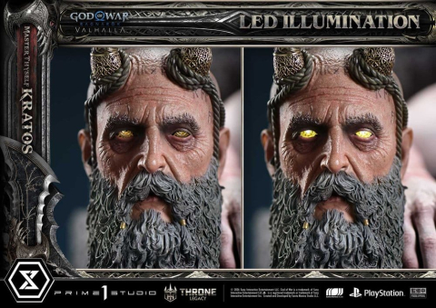 Throne Legacy God of War Series Statue 1/3 Ragnarok Master Thyself Kratos Bonus Version 67 cm [7]