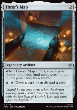 Magic: The Gathering Singles - Thrór's Map The Hobbit - Singles 179 FOILED