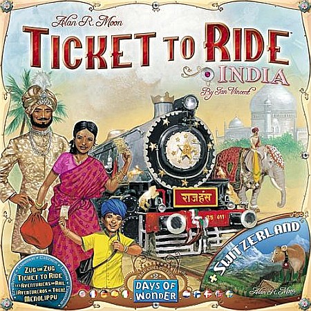 Extensii boardgames - Ticket to Ride India Map Collection