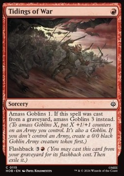 Magic: The Gathering Singles - Tidings of War The Hobbit - Singles 115 FOILED