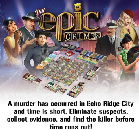 Tiny Epic Crimes Deluxe – Joc de deductie, limba engleza [1]