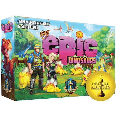Board Games - Tiny Epic Dinosaurs Deluxe Edition - Joc de Strategie Engleza