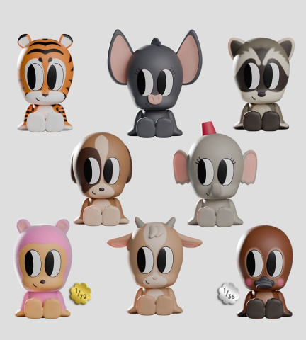 Tiny Shiny Hineys Mini Figures S1 7 cm Blind Box Display (6) [11]