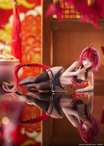 PRECOMENZI - To Love-Ru Darkness Desktop Cute PVC Figure Mea Kurosaki (Chinese Dress Ver.) 13 cm