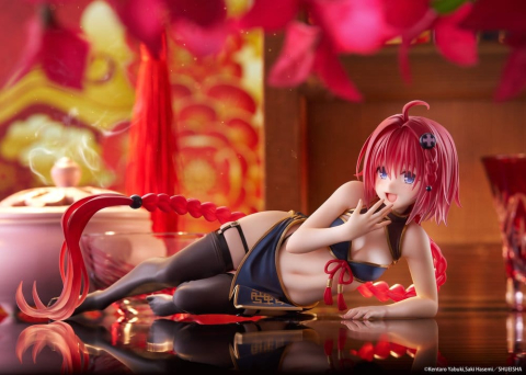 To Love-Ru Darkness Desktop Cute PVC Figure Mea Kurosaki (Chinese Dress Ver.) 13 cm [4]