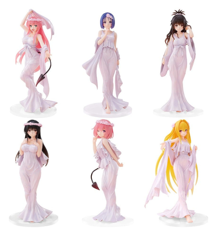 Manga & Anime - To Love-Ru Darkness Figures CHILLfigg Set 15th: Goddess Dress Ver. 16 cm Collection Blind Box (6)